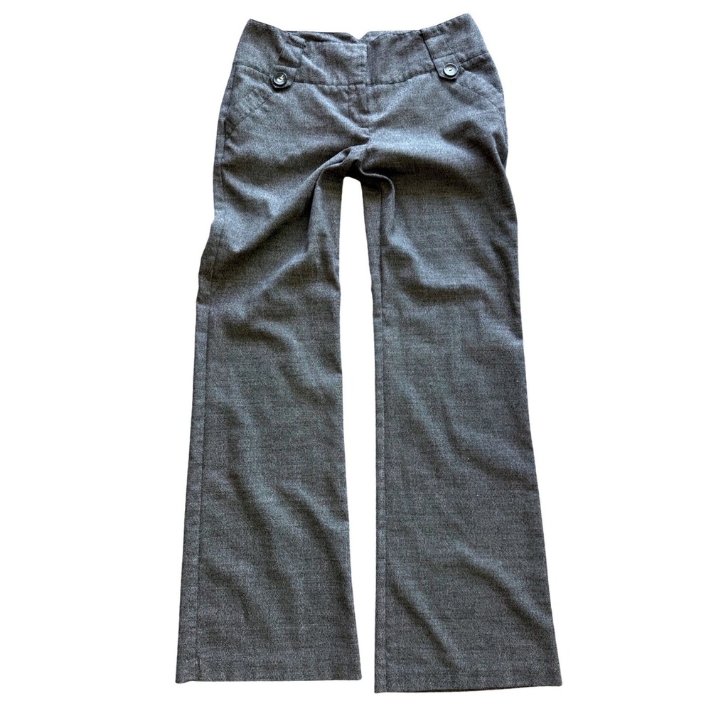 Vintage Y2K Grey Trousers Wide Leg Pants Interview B-Wear Byer California Size 9
